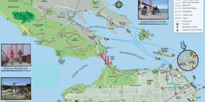 Kat jeyografik nan San Francisco bisiklèt tour