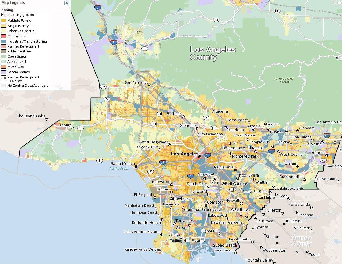 Kat jeyografik nan San Francisco dekoupaj an zòn 