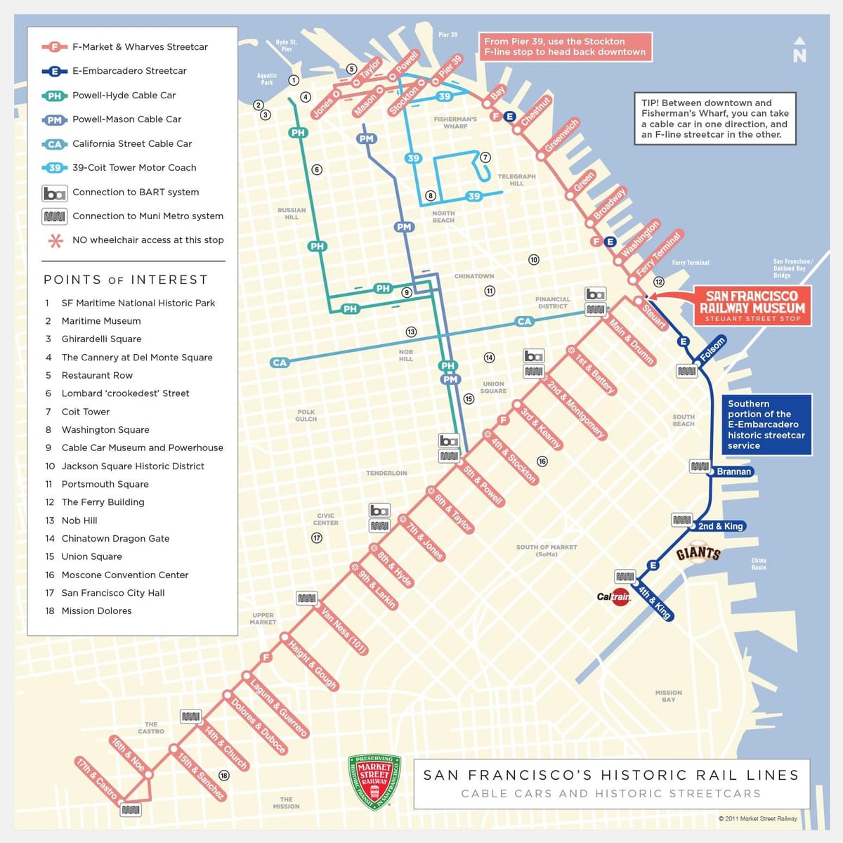 Kat jeyografik nan San Francisco enfòmasyon