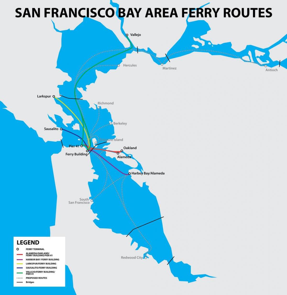 San Francisco bay ferry kat jeyografik