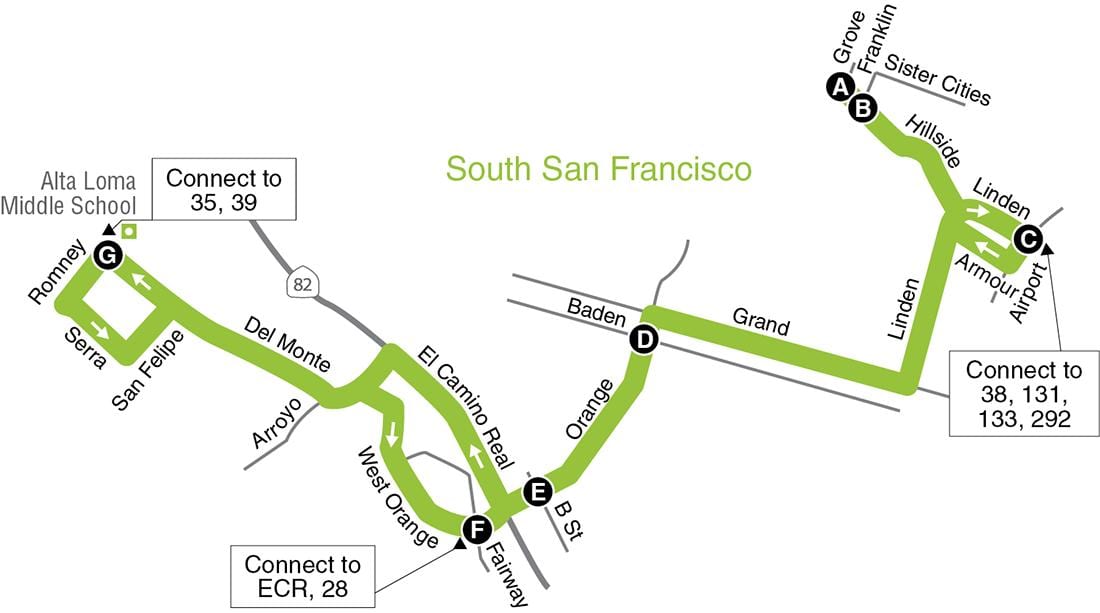 Kat jeyografik nan San Francisco lekòl primè