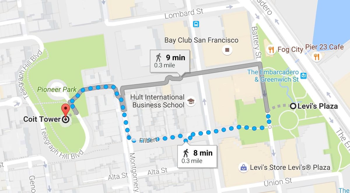 Kat jeyografik nan San Francisco pwòp tèt ou gide toune mache