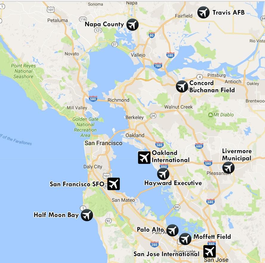 èpòt tou pre San Francisco kat jeyografik