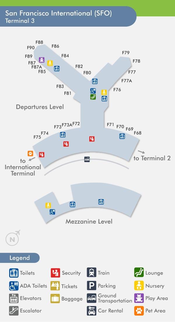 SFO ayewopò kat tèminal 3