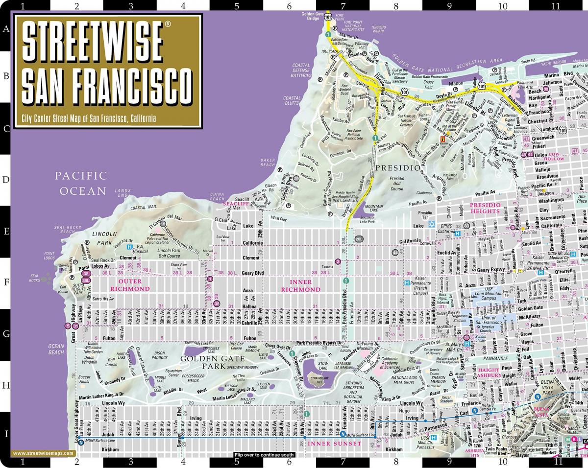 Kat jeyografik nan streetwise San Francisco