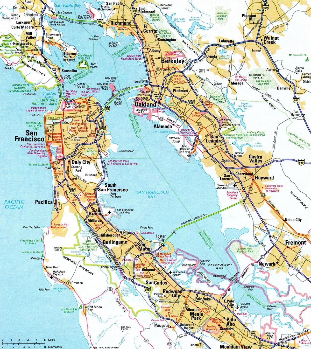 Kat jeyografik nan zòn nan bay otowout 