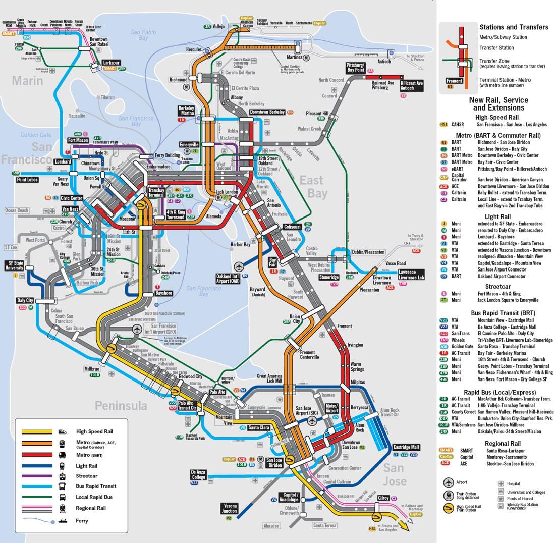 Kat jeyografik nan zòn nan bay tren