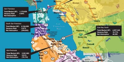 Kat jeyografik nan zòn nan bay nan byen imobilye a reyèl