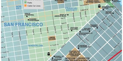 Kat jeyografik nan inyon kare nan zòn San Francisco