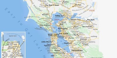 San Francisco kat jeyografik zòn