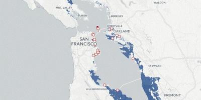 Kat jeyografik nan San Francisco inondasyon