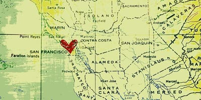 Kè nan San Francisco kat jeyografik