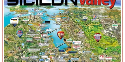 Silisyòm valley zòn kat jeyografik